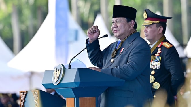 Presidente indonesio Krobouo Suciano Monia, en la memoria del 79 aniversario, Central Yakarta (Fuente: Ellis Jr - Secretaría del Presidente)