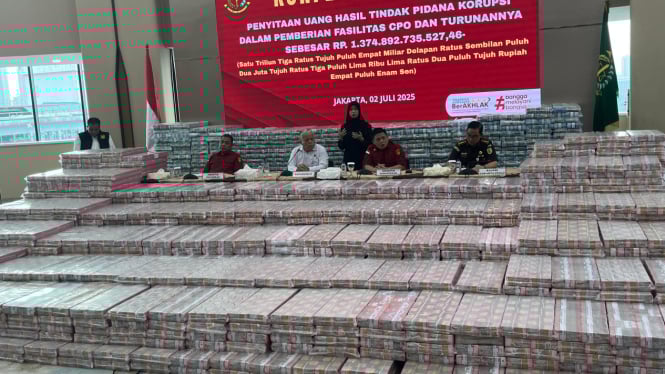 Kejagung Sita Lagi Rp1,3 Triliun dari Kasus CPO, Totalnya Terkumpul Tembus Rp13 Triliun