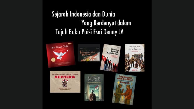 Denny JA Rekam Sejarah dalam 7 Buku Puisi Esai