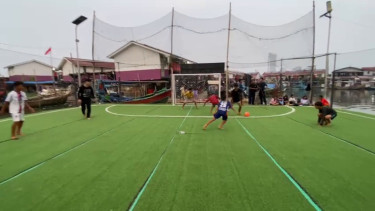Penyuluhan bahaya narkoba melalui sepak bola