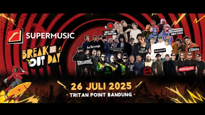 Super Music Break Out Day (BOD) 2025, Siap Gemparkan Bandung dengan Dua Panggung dan 11 Line Up