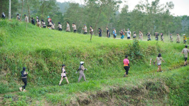 Avoskin Trail Run 2025 di kaki Gunung Merapi, Yogyakarta. 