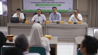 Fasilitas Likuiditas Pembiayaan Perumahan (FLPP) untuk pekerja di Jawa Barat.
