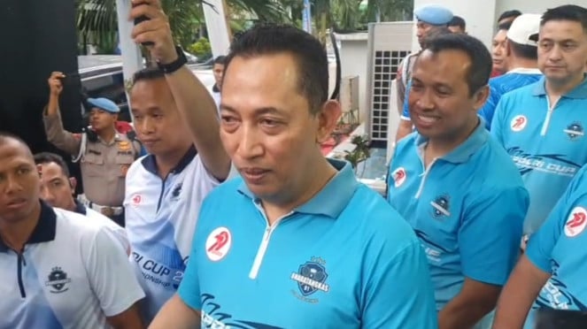 Kapolri Jenderal Polisi Listyo Sigit Prabowo usai acara Bulutangkis Kapolri Cup (dok. Istimewa)