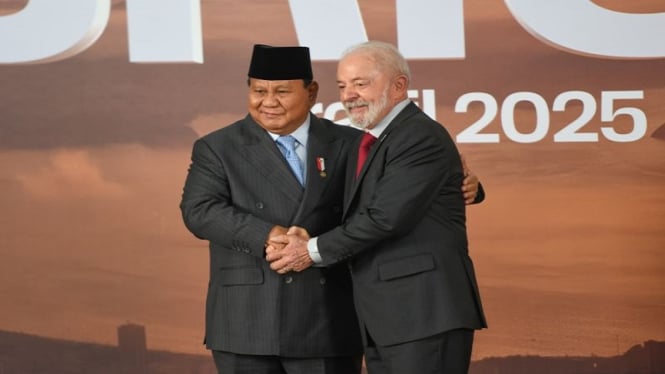 Prabowo Perdana Hadiri KTT BRICS, Dapat Sambutan Hangat Presiden Brasil