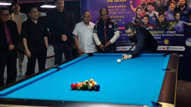 Geliat Olahraga Biliar, Indonesia Gelar Turnamen Kelas Dunia Berhadiah Rp3,8 Miliar