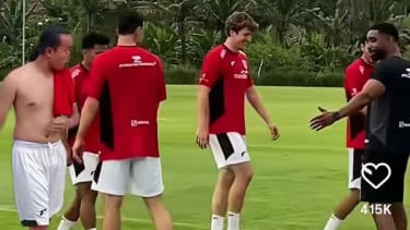 Irfan Ghafur ikut latihan Timnas Indonesia