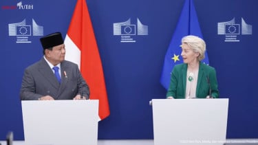 Presiden RI Prabowo Subianto dan Presiden Komisi Eropa, Ursula von der Leyen