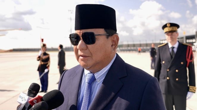Presidente indonesio Prabououo Sucanto, Francia, Francia