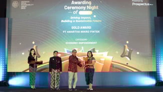 Program Pemberdayaan UMKM Pedesaan Ini Buat Amartha Raih Emas di ISRA Awards 2025