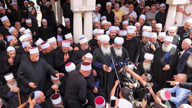 Komunitas Druze di dataran tinggi Golian di wilayah Suriah yang diakui Israel