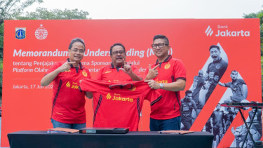 Wagub Rano Karno saksikan penandatanganan MoU Bank Jakarta dengan Persija