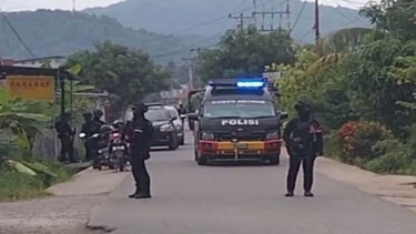 Densus 88 Antiteror menangkap terduga teroris di Kabupaten Tolitoli, Sulteng