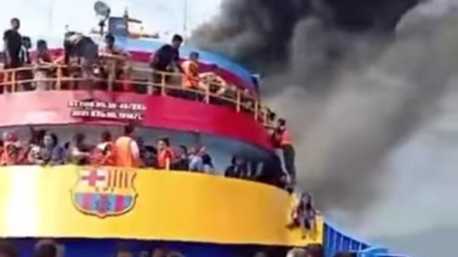 Barcelona se envió mientras se quemaba en Talis, Likupang y Minute Waters