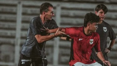 Pemain Timnas Indonesia U-23 Hokky Caraka