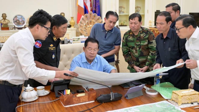 Mantan Perdana Menteri Kamboja Hun Sen klarifikasi dituduh melarikan diri