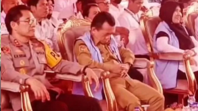 Gubernur Jambi Al Haris Bantah Tertidur saat Prabowo Pidato: Saya Cuma Menunduk!