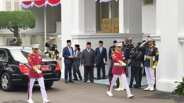 En el presidente Pabowo State Palace