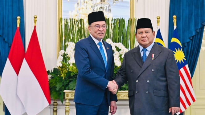 Bertemu di Istana Negara, Prabowo dan Anwar Ibrahim Bahas Perbatasan Wilayah
