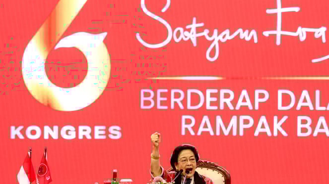 Presidente de PDIP, Megawati SIMARNOR