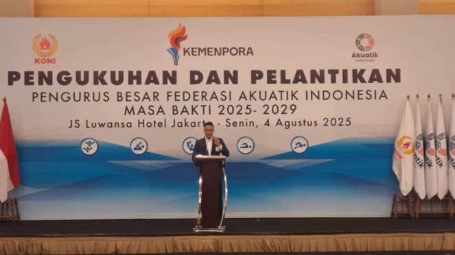 Presidenta de PB de Aquatic de Indonesia, Aninda Bakri