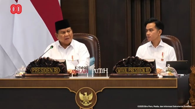 Presidente y Vicepresidente de la República de Indonesia, Prabowo Subianto y Gibran Rakabuming Raka
