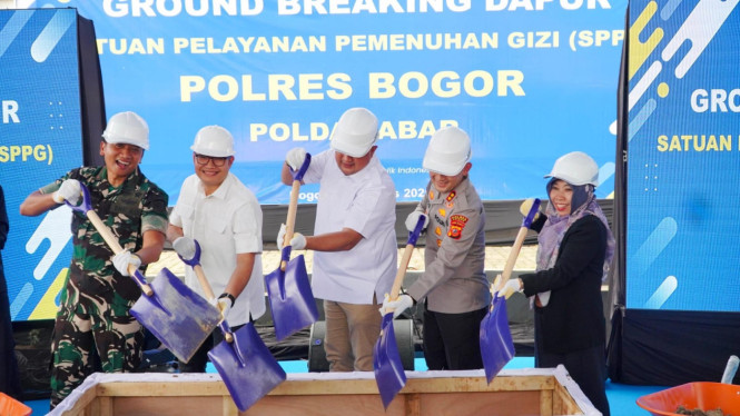Polres Bogor Bangun 6 SPPG, Target 20 Ribu Anak dari 46 Sekolah Terima MBG