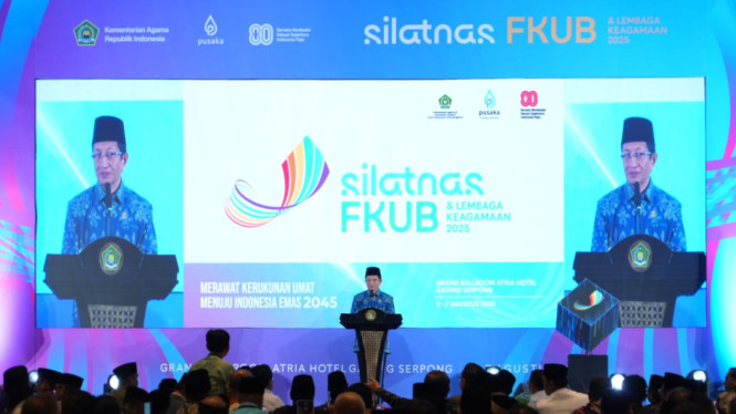 Silatnas FKUB 2025, Menag: Perbedaan Agama Bukan Ancaman, Tetapi Kekayaan Bangsa