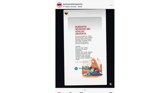Azizah Salsha's Madre Subiendo