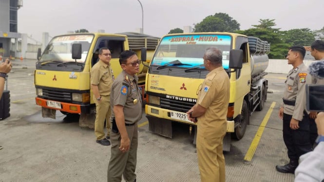 Truk Buang Tinja di Jaktim Ternyata Bukan Sekali! Kendaraan Disita Pemilik Didenda Puluhan Juta
