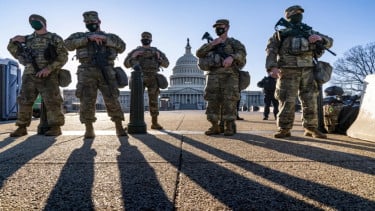 Le forze della Guardia Nazionale si sono mobilitate per proteggere Washington DC