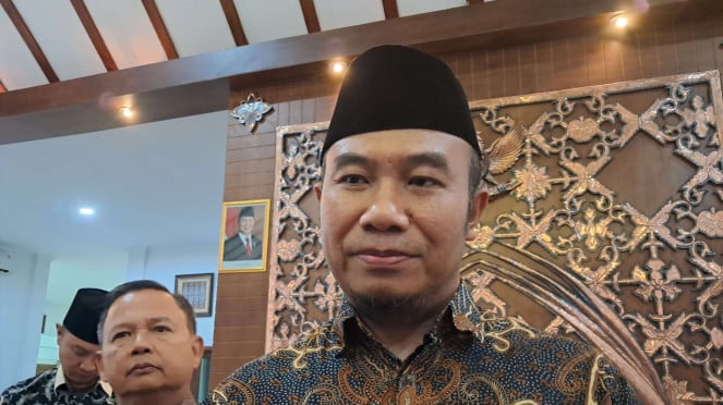 Bupati Sragen, Sigit Pamungkas saat memberikan keterangan terkait pajak PBB