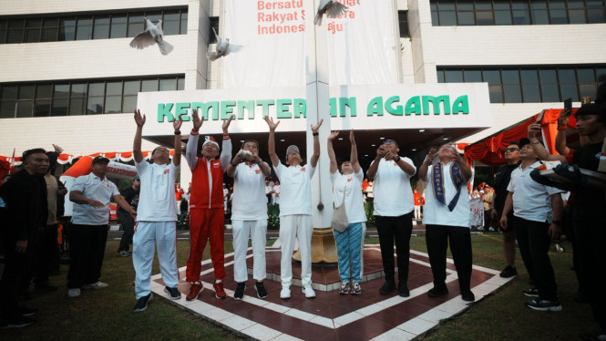 HUT ke-80 RI, Menag Nasaruddin Umar Ajak Kobarkan Semangat Kemerdekaan Hakiki
