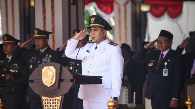 Bupati Pati Sudewo Sakit, Wagub Jateng Pimpin Upacara HUT RI ke-80