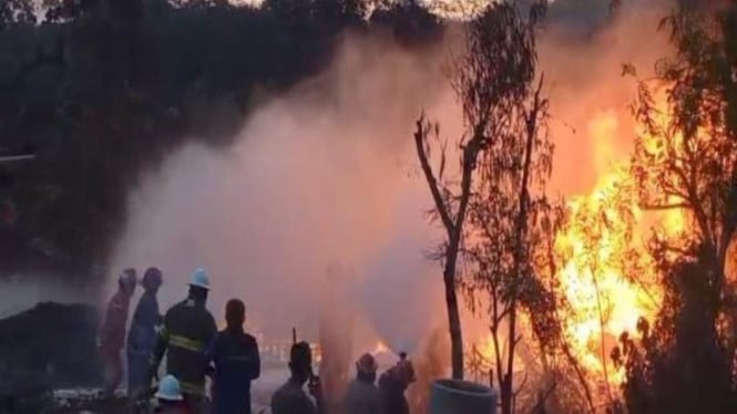 Sumur Minyak Terbakar di Blora Ternyata Ilegal, Polisi Janji Tertibkan