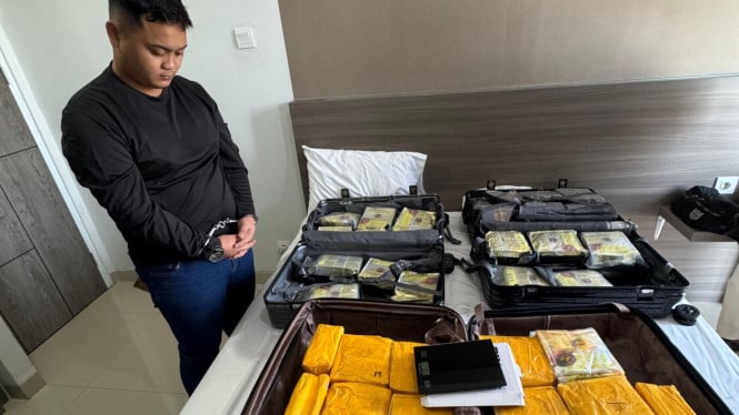WN Malaysia Ketahuan Bawa 60 Bungkus Sabu dalam Koper, Dibayar Rp80 Juta Sekali Jalan