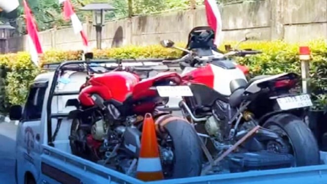 Ducati Motorbike Oat Vamenaker Emmanuel es confiscado por KPK en Ebenezer