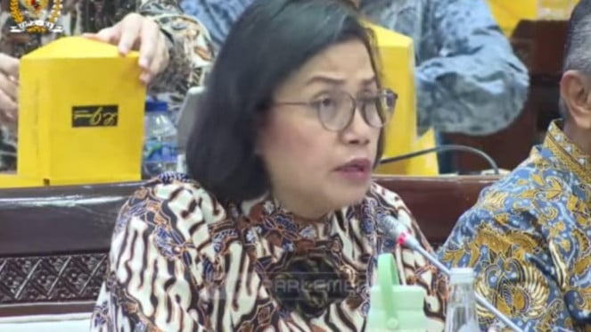Ministro de Finanzas Sri Mulani Indrawati 