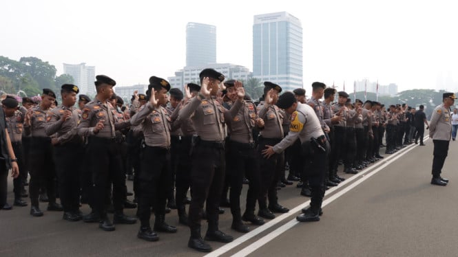 31 Polisi Alami Luka Ringan hingga Operasi usai Demo 28 Agustus