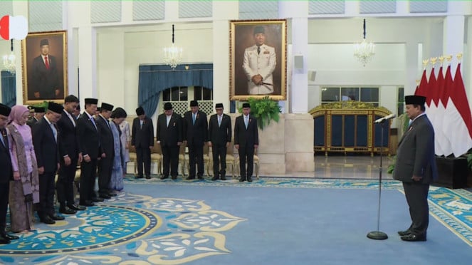 Prabowo beri tanda jasa kehormatan kepada 141 tokoh dan para pejabat