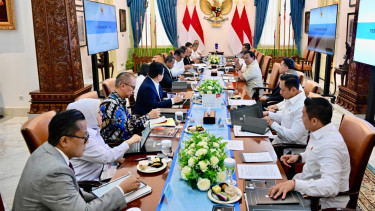Prabowo dirigió una reunión limitada (Ratas) en el Palacio de Merdeka