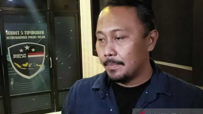 Kasubdit 5 Tipidsiber Ditreskrimsus Polda Sulsel Kompol Bayu Wicaksono