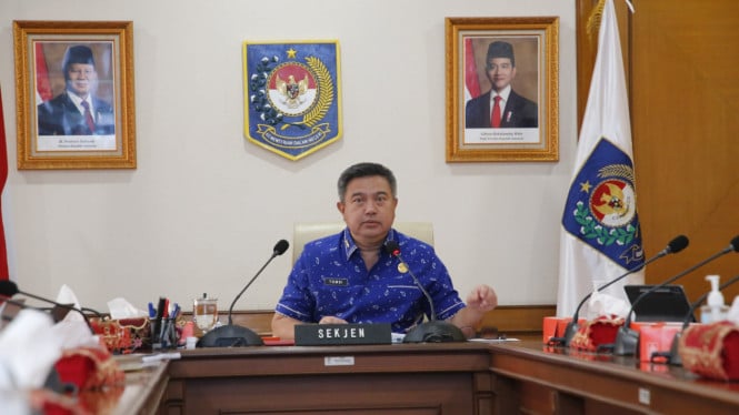 Sekjen Kemendagri Minta Pemda Tinjau Persiapan Gerakan Pangan Murah Serentak