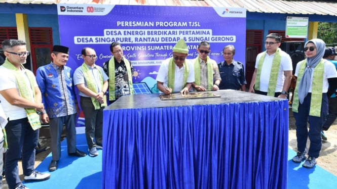 Pertamina Resmikan Desa Energi Berdikari di Sumatera Selatan