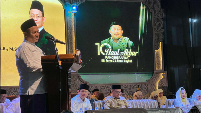 Haul Akbar Pangersa Uwa KH Zezen, Sarmuji Ajak Perkuat Persaudaraan dan Kekaryaan