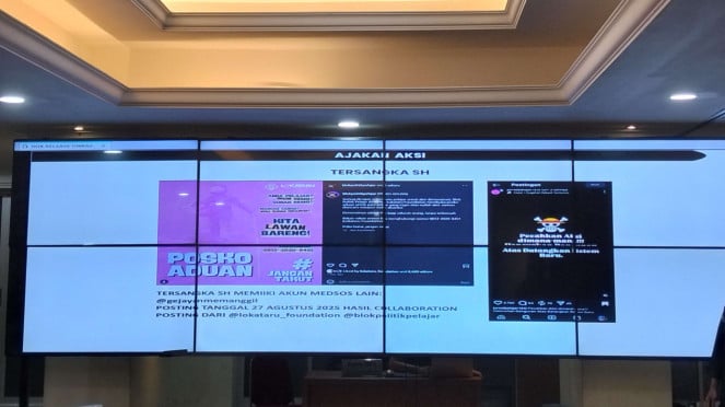 Postingan ajakan lakukan perusakan