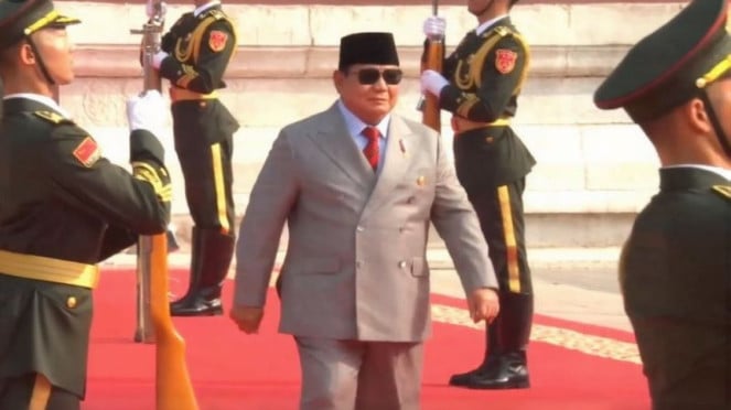 Presiden Prabowo Subianto menghadiri parade militer China 2025