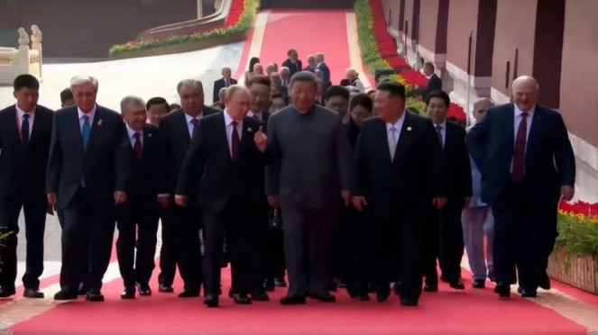 Obrolan Presiden Rusia Vladimir Putin dan Presiden China Xi Jinping bocor