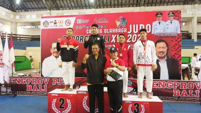 Atlet Klungkung di cabor judo Porprov Bali