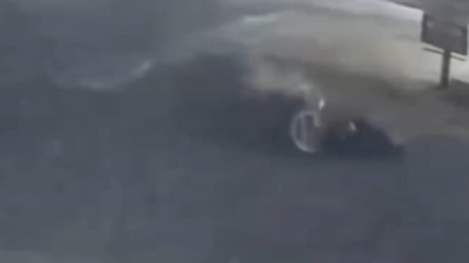La moto murió en el centro de Java Brebbece.